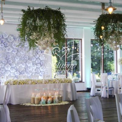 Niepowtarzalna dekoracja sali weselnej w Bagatelce