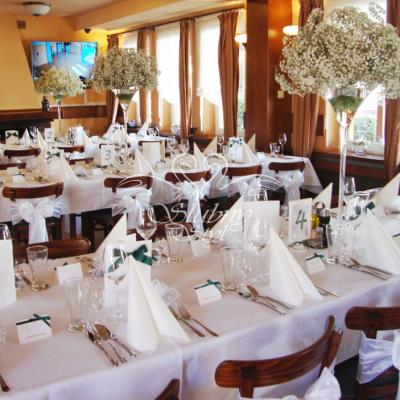 Kielichy typu martini z gipsówką