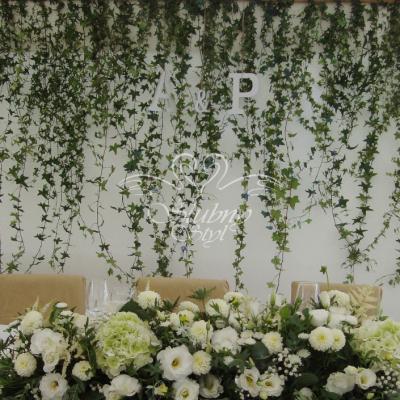 Ścianka ślubna girlanda z bluszczu 