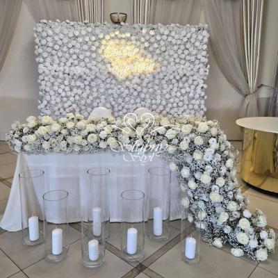 Dekoracja miejsca Młodej Pary w Pałacu Jaśminowym