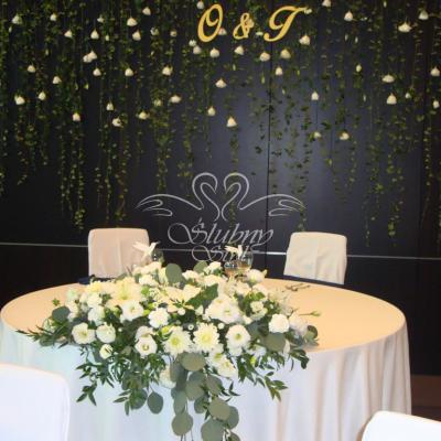 Aranżacja stołu weselnego