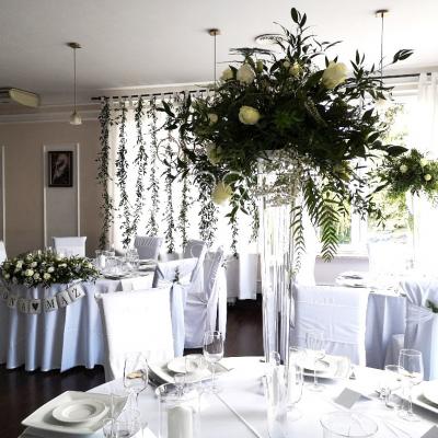 Bukiety na stół weselny