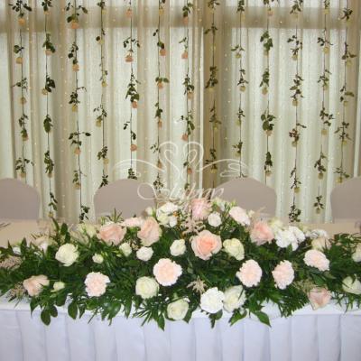 Dekoracja stołu Młodej Pary w Amaryllis