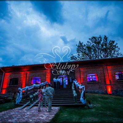 Efekty świetlne - wejście na salę weselną