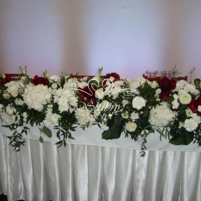 Kompozycja przed Młodą Parą