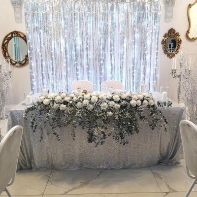 Aranżacja stołu Młodej Pary - Kraina lodu