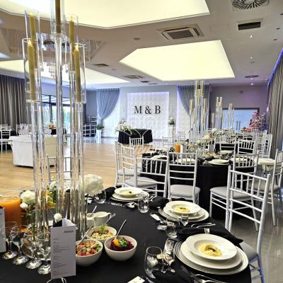 Wesele w kolorach czerni i bieli - Polana Wedding Venue