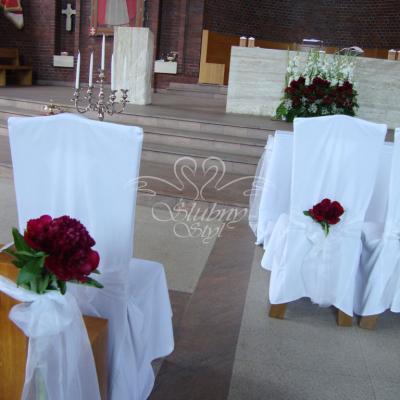 Ślubna dekoracja kościoła
