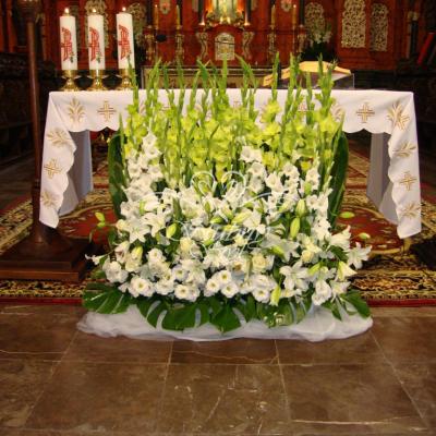 Kompozycja pod ołtarz - Franciszkanie