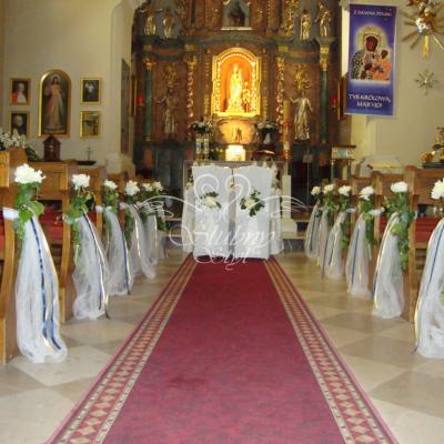 Dekoracja na ślub - Tulce