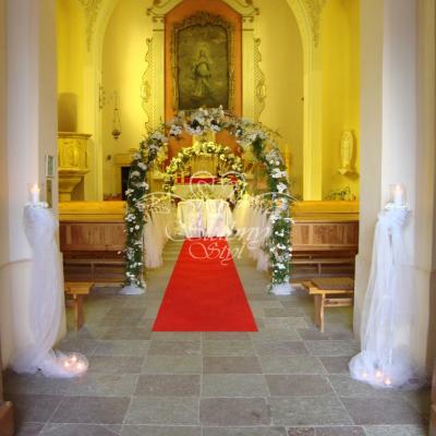 Dekoracja kościoła w Siedlcu k. Kostrzyna Wlkp.