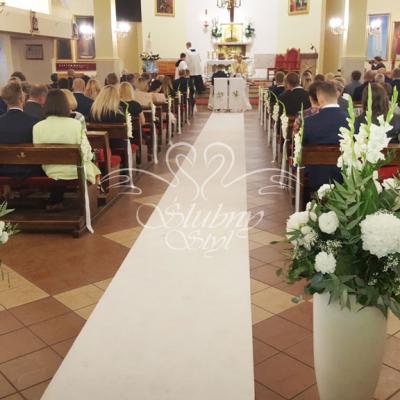 Dekoracja kościoła w Pile