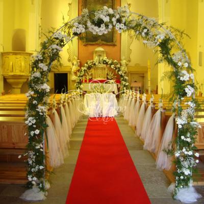 Czerwony dywan dla Pary Młodej  w Siedlcu k. Kostrzyna Wlkp.