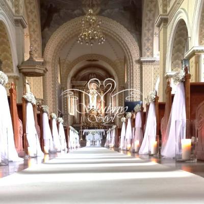  Dekoracja na ślub Kościoła Najświętszego Serca Pana Jezusa i św.Floriana