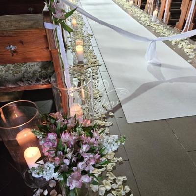 Różowa alstromeria na ślub