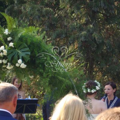 Pałac Gułtowy ślub w plenerze