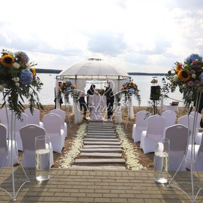 Piękne miejsce na ślub plenerowy w Hotelu Sułkowski