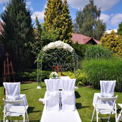 Ślub cywilny w ogrodzie - Suchy Las