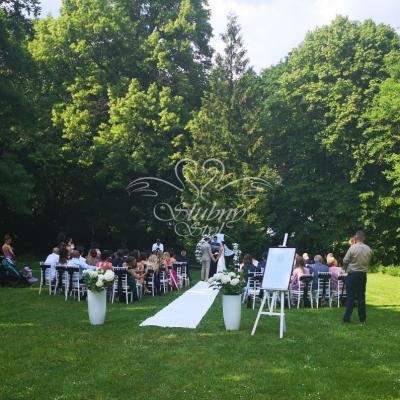 Organizacja ślubu w plenerze - Pałac w Dębinie