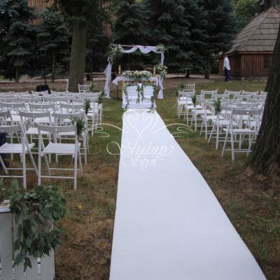 Ślub cywilny boho na powietrzu