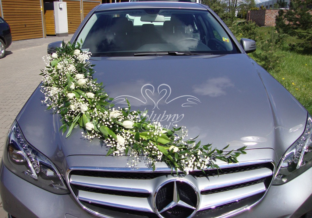 Dekoracja Samochodu Do Ślubu Mercedes