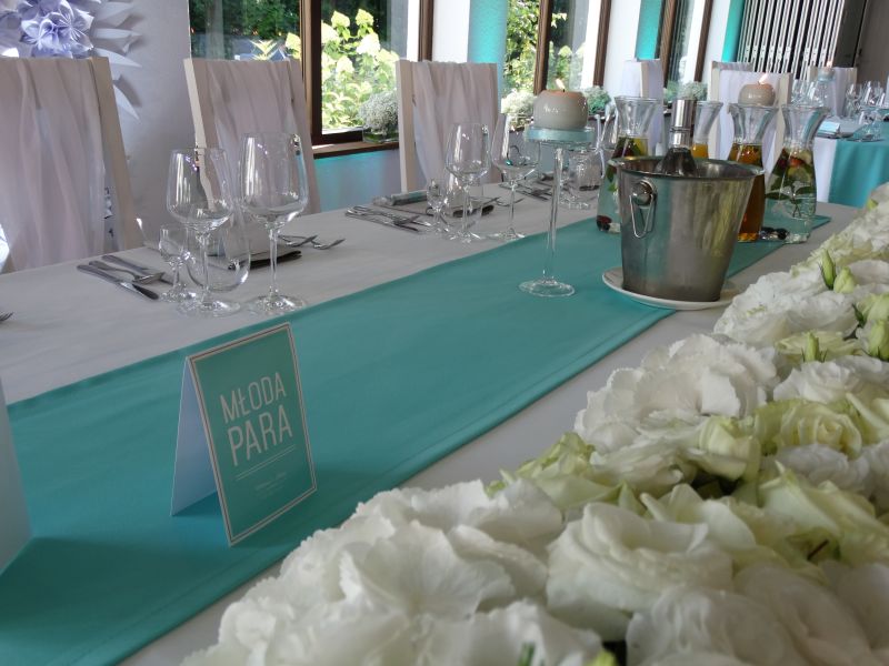 Bieżnik - turkusowy