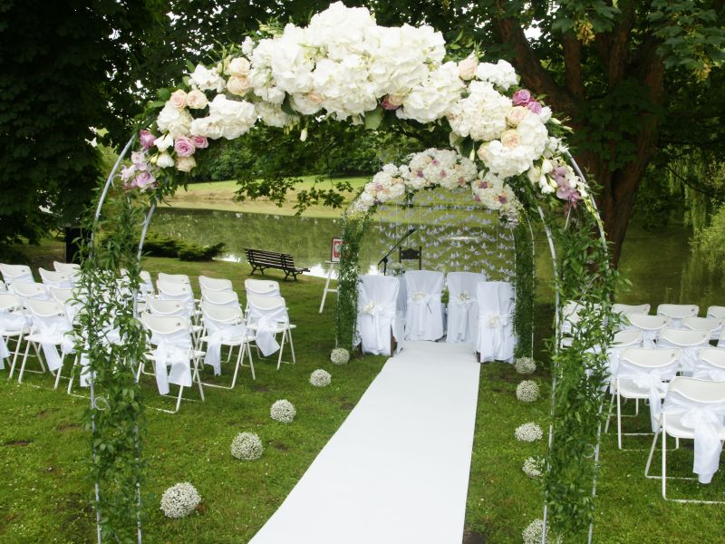 Bramka ślubna - łuk