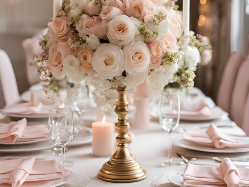 SERWETKA MATERIAŁOWA BANKIETOWA PUDROWY RÓŻ / BRUDNY RÓŻ